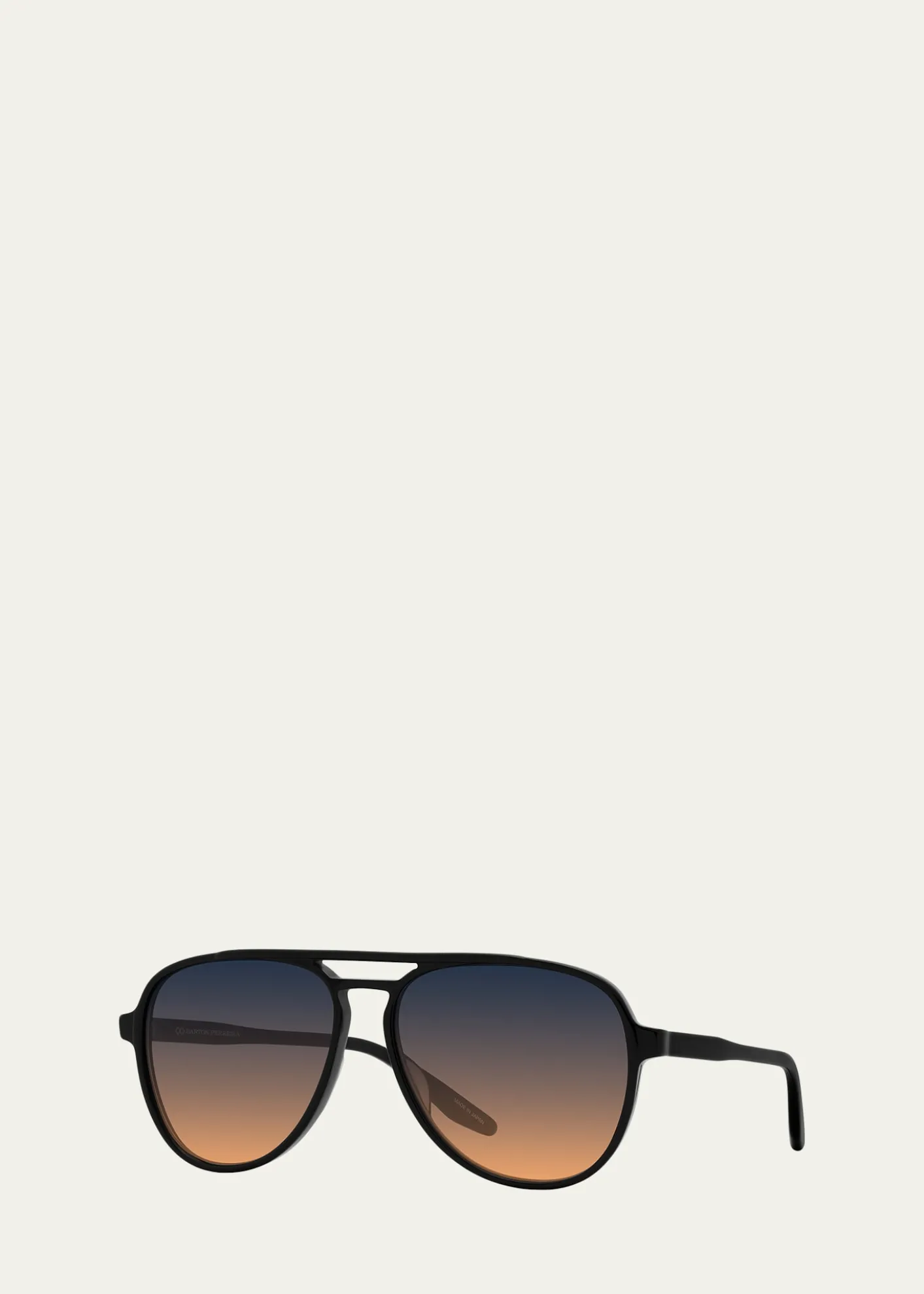 Barton PerreiraHartmann 55mm Acetate Aviator Sunglasses