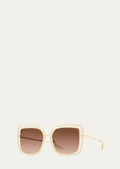 Barton PerreiraMargret Square Sunglasses