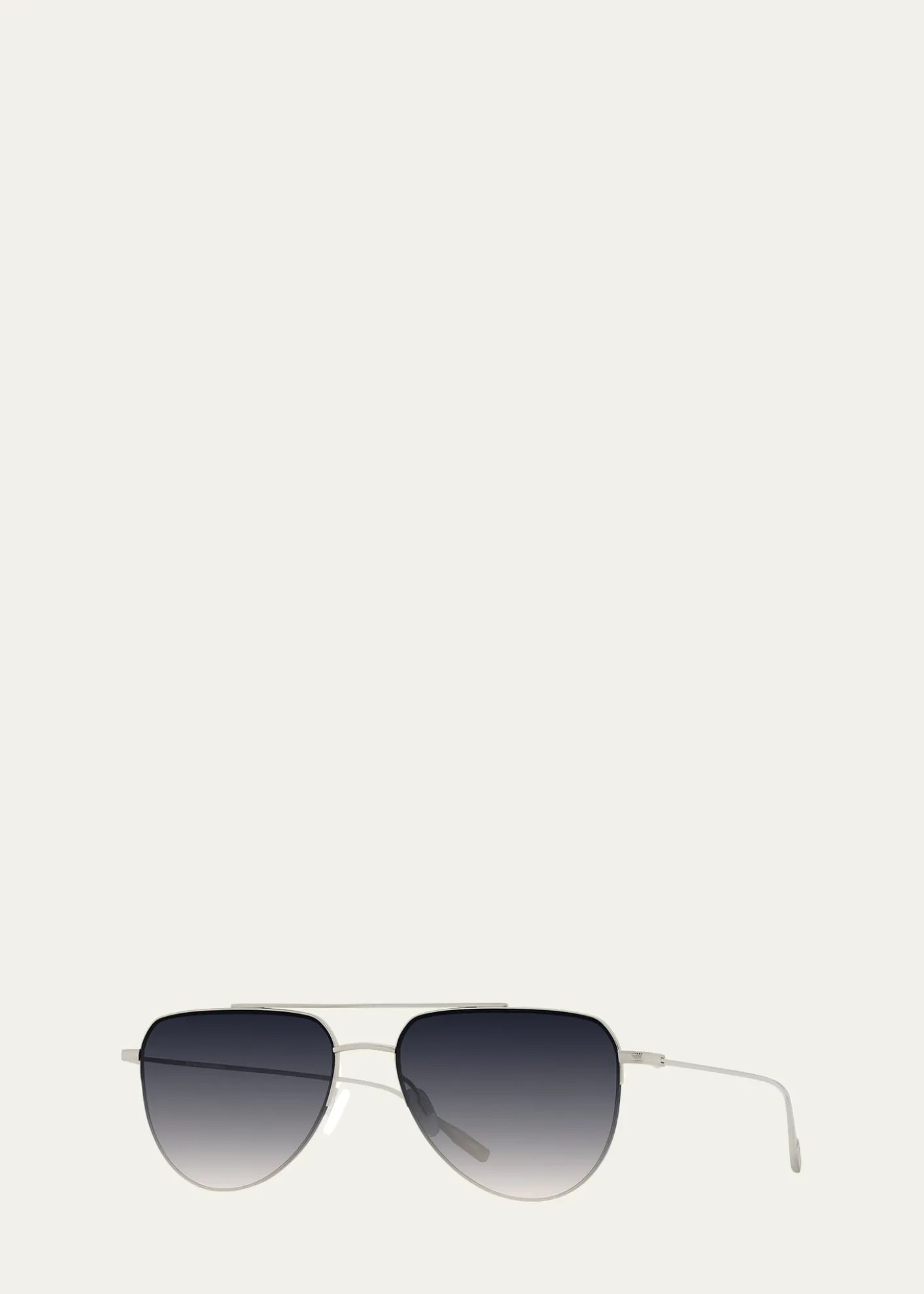 Barton PerreiraMcNair 55mm Titanium Aviator Sunglasses
