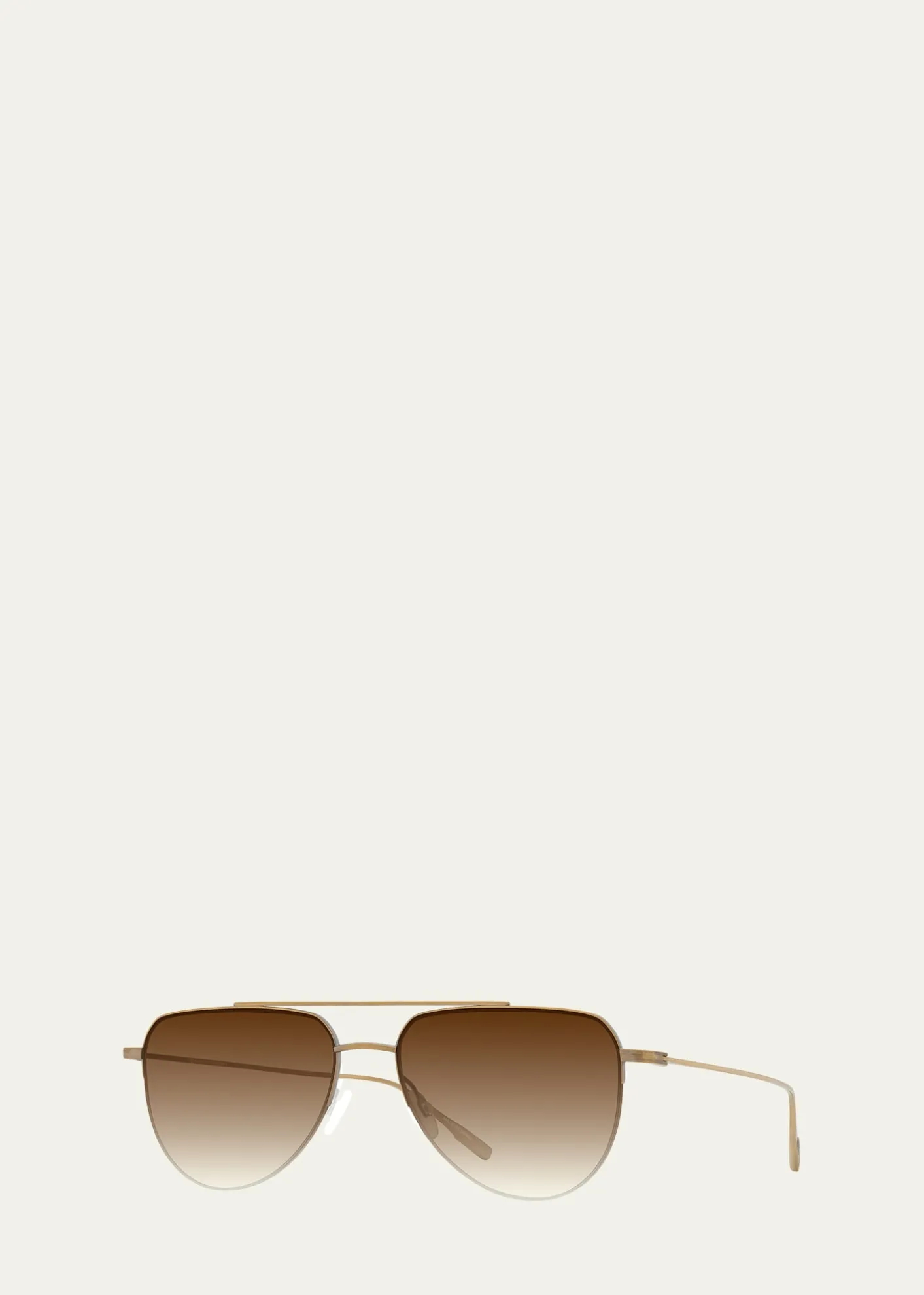 Barton Perreira McNair 55mm Titanium Aviator Sunglasses