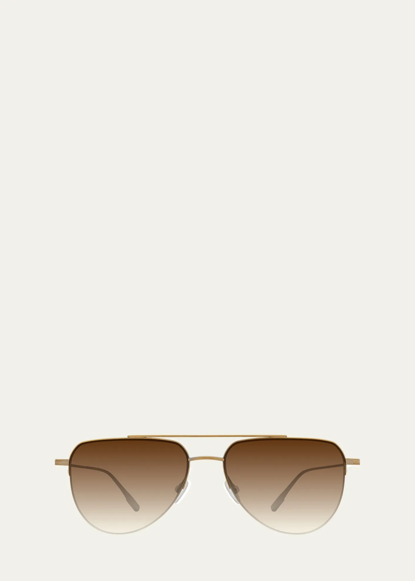 Barton Perreira McNair 55mm Titanium Aviator Sunglasses
