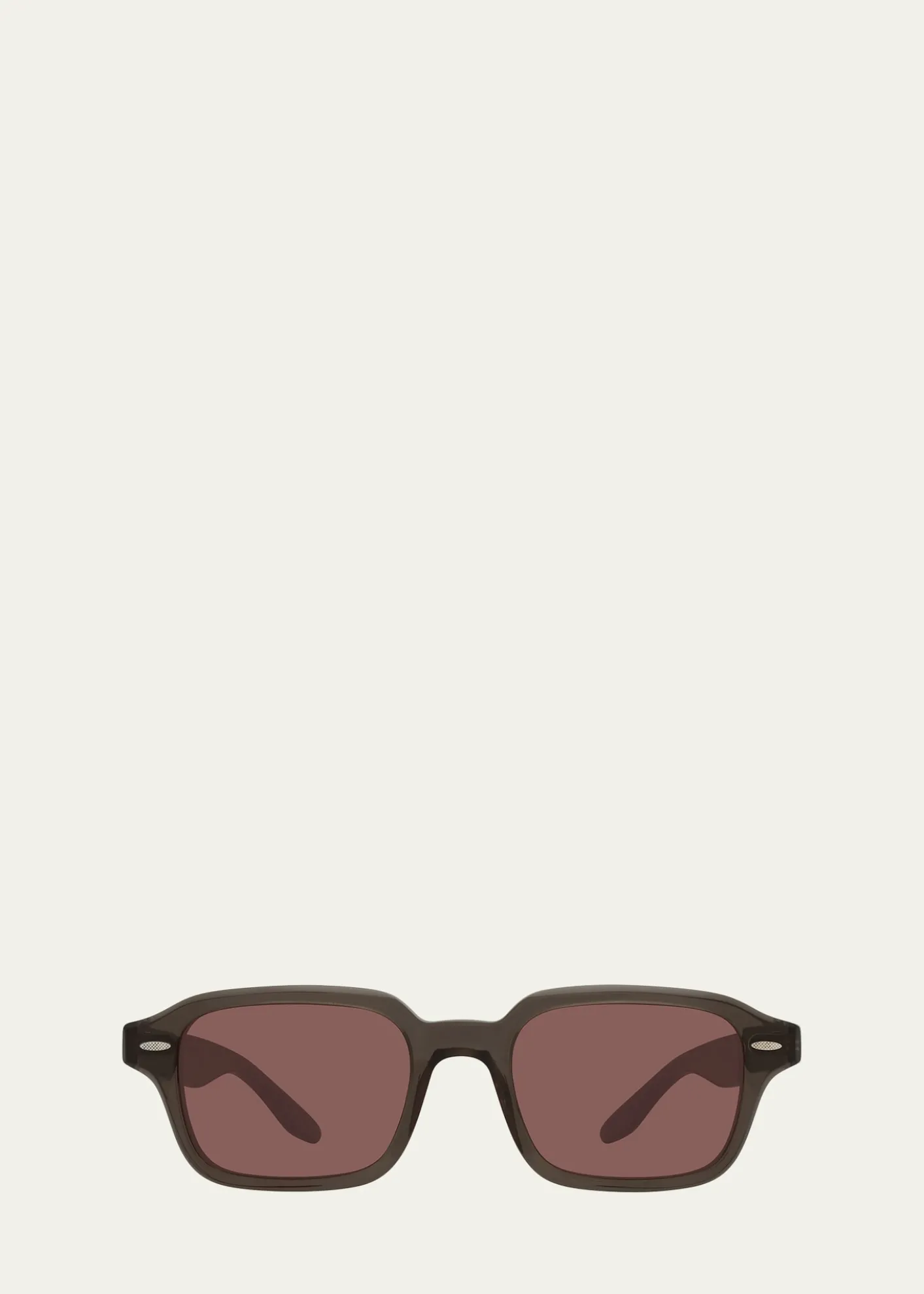 Barton PerreiraMen's Acetate Rectangle Sunglasses