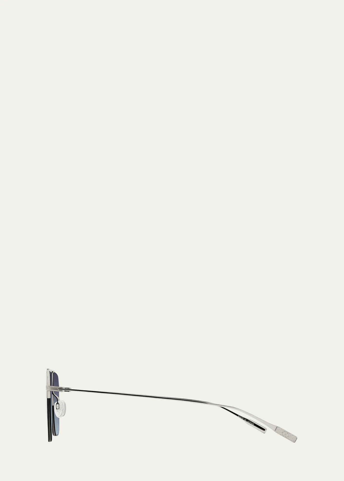 Barton PerreiraMen's Armstrong Titanium Aviator Sunglasses