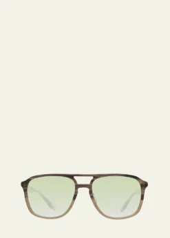Barton PerreiraMen's Gyalis Acetate Navigator Frames