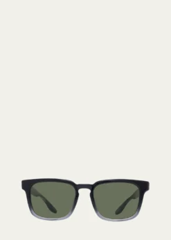 Barton PerreiraMen's Hamilton x 000 Zyl Rectangle Sunglasses