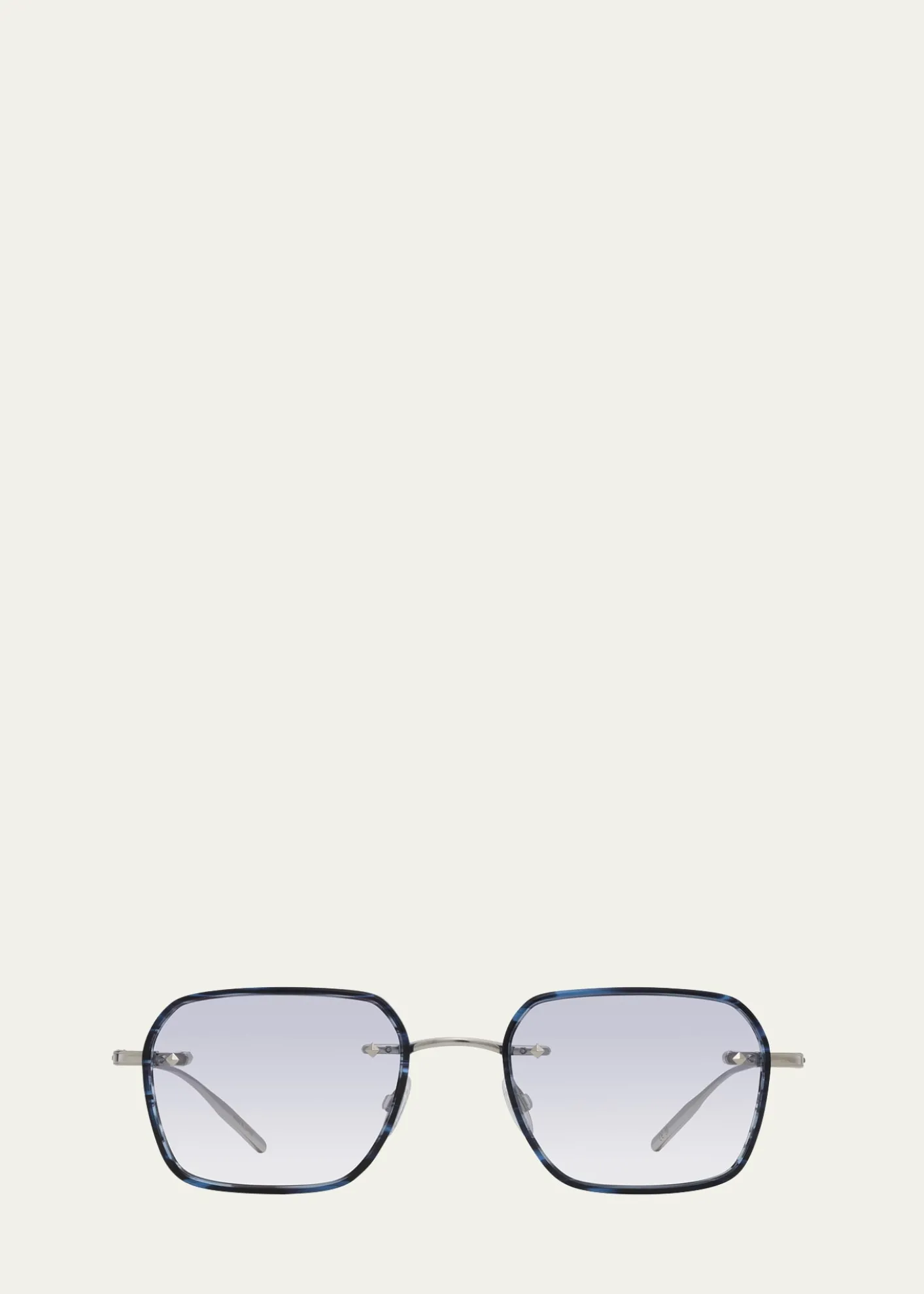 Barton PerreiraMen's Louie Titanium and Acetate Square Sunglasses