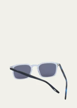 Barton PerreiraMen's Raymond Square Acetate Sunglasses