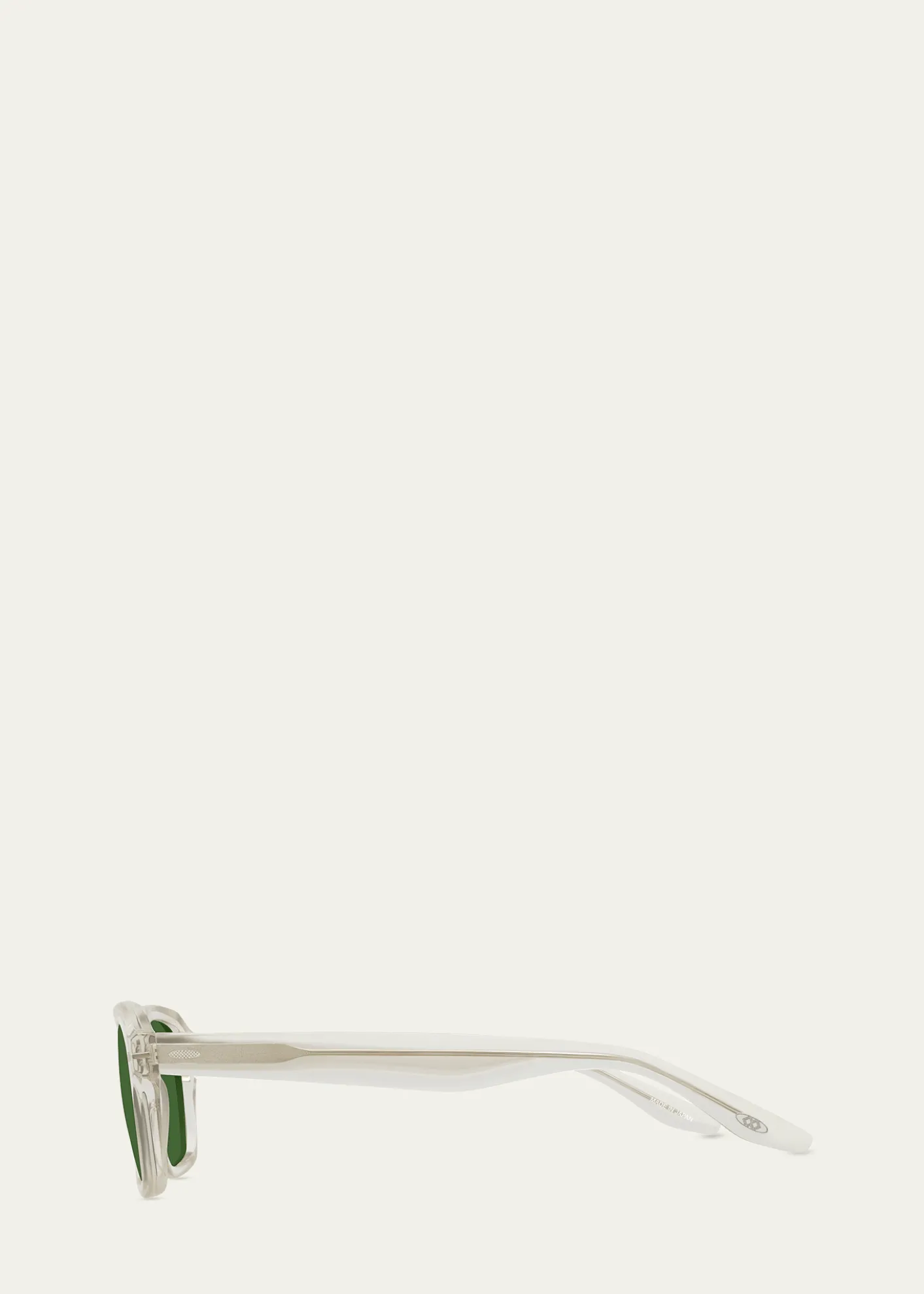 Barton PerreiraMen's Transparent-Acetate Rectangle Sunglasses