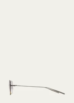 Barton PerreiraMen's Tyrone Titanium Rimless Square Sunglasses