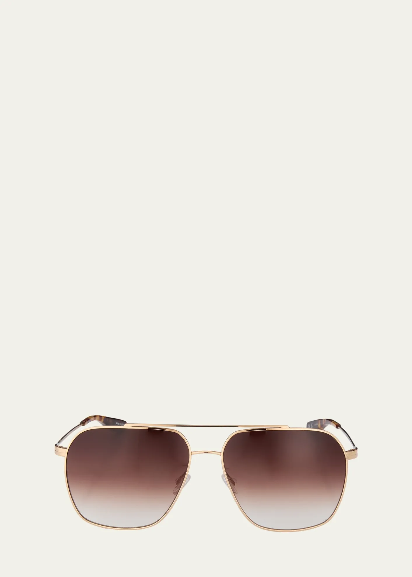 Barton PerreiraRizzo 58mm Titanium Navigator Sunglasses