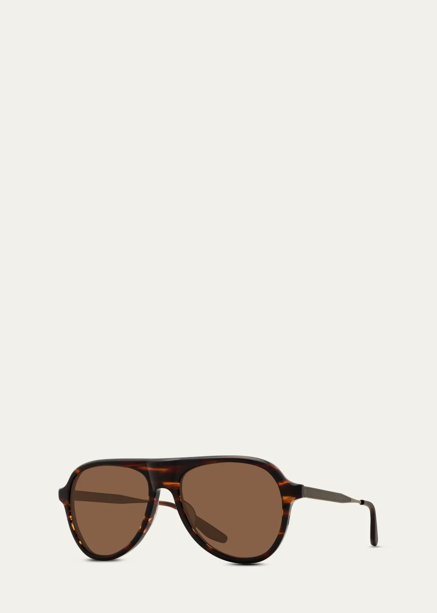 Barton Perreira007 Vedretta Acetate Aviator Sunglasses