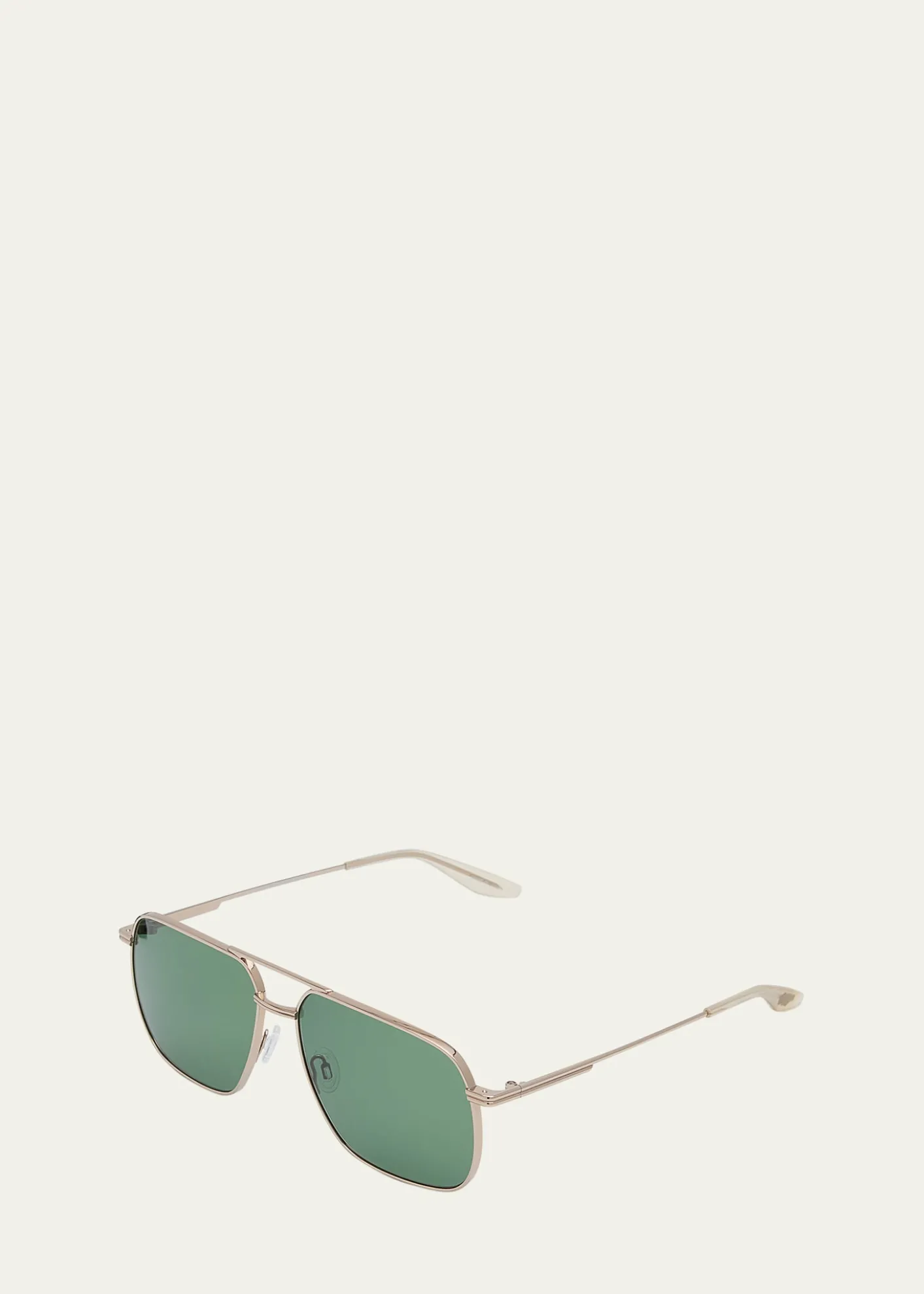 Barton Perreirax 007 Men's Royale Double-Bridge Titanium Aviator Sunglasses