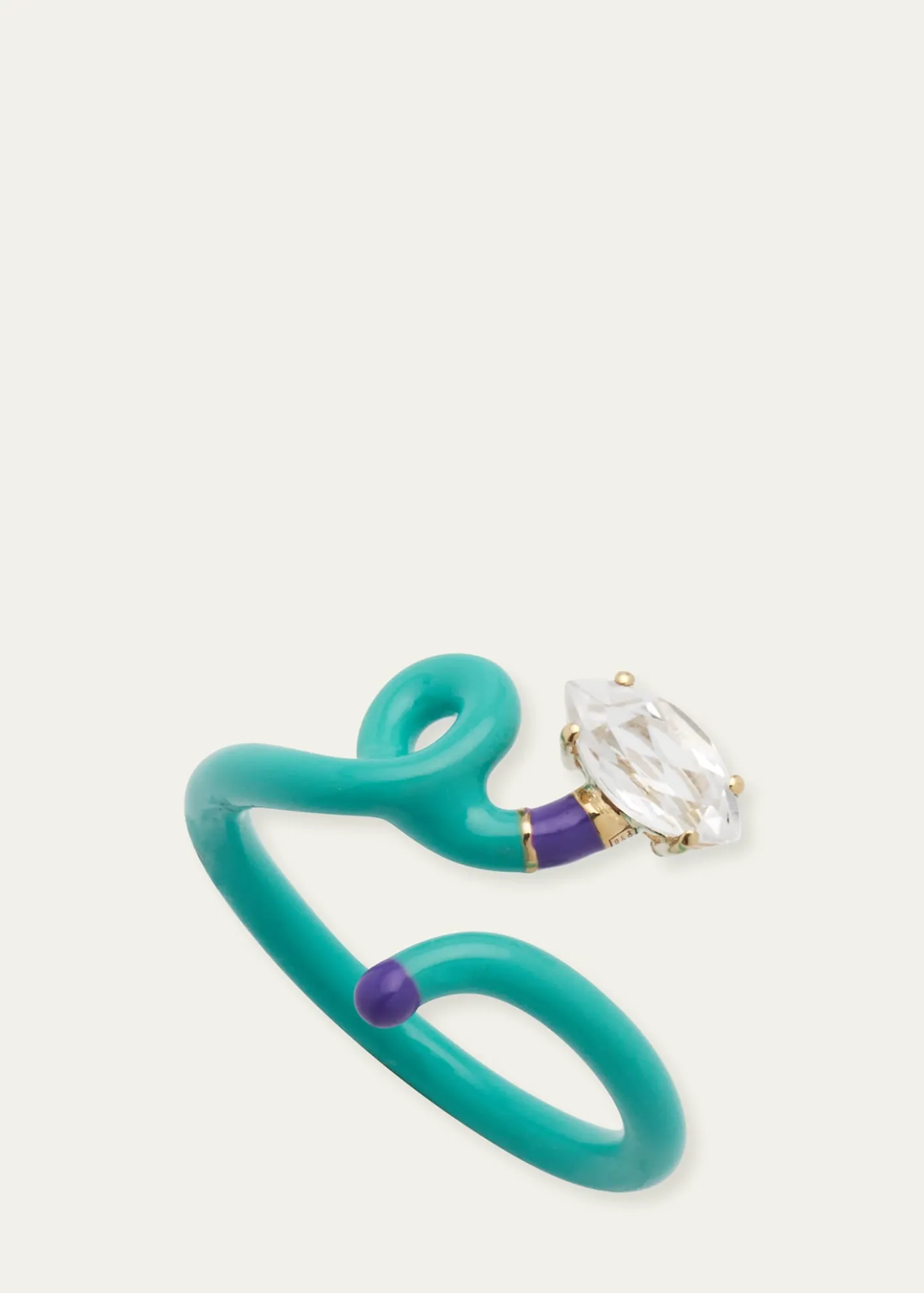 Bea BongiascaBaby Vine Tendril Ring