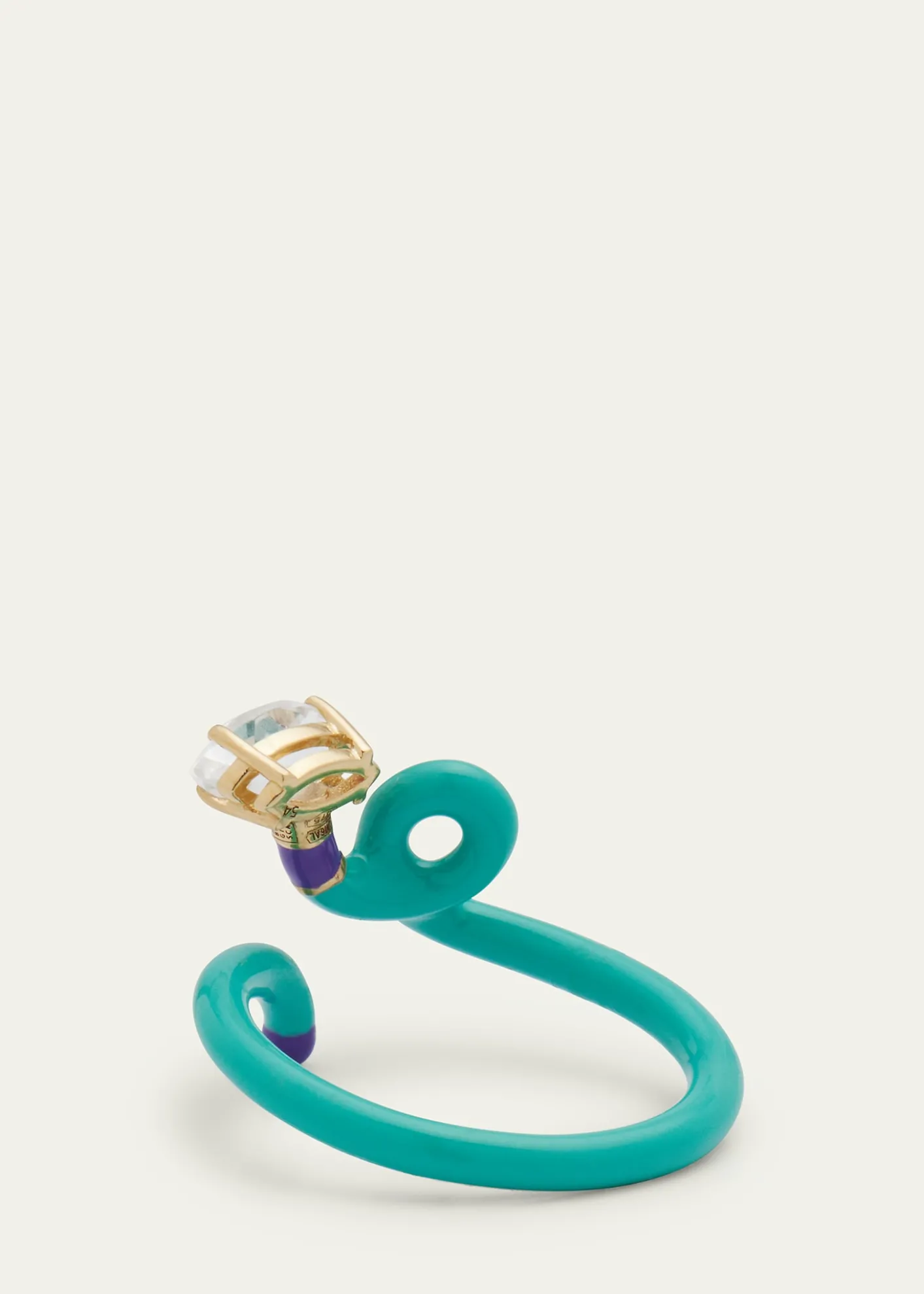 Bea BongiascaBaby Vine Tendril Ring