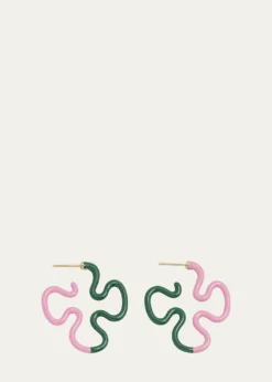 Bea BongiascaDuo Color Enamel Earrings