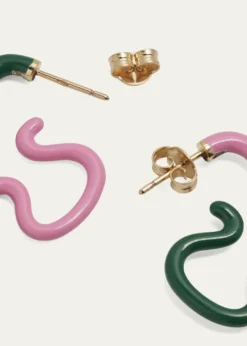 Bea BongiascaDuo Color Enamel Earrings