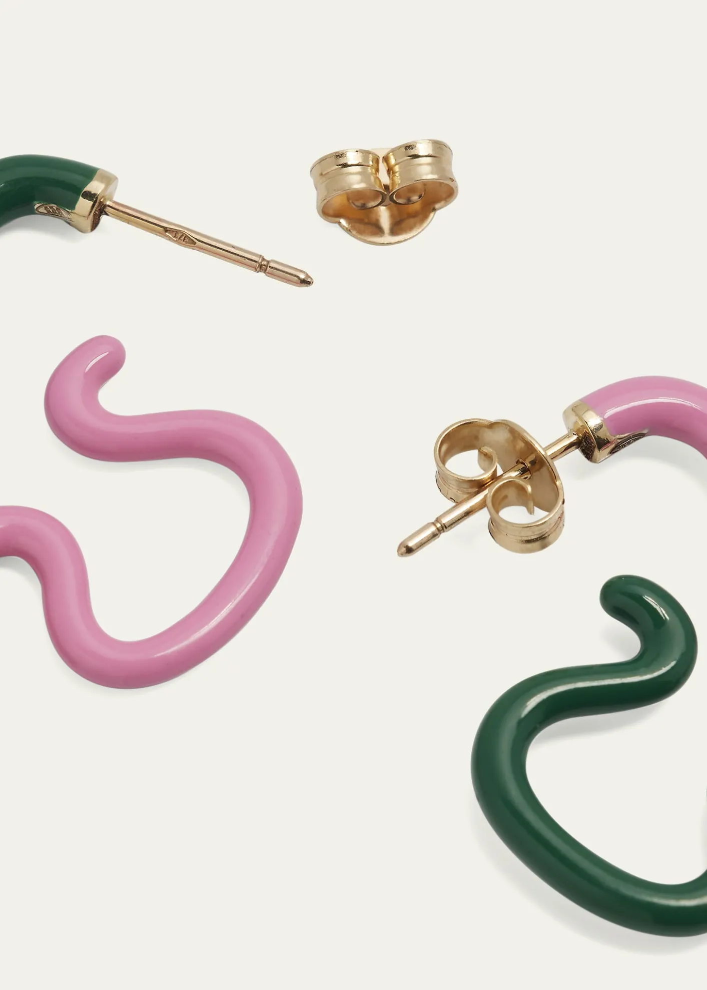 Bea BongiascaDuo Color Enamel Earrings