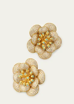 Begum KhanCarnation Stud Earrings