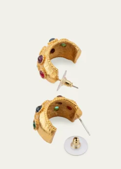 Ben-AmunByzantine Multi-Stone Hoop Earrings