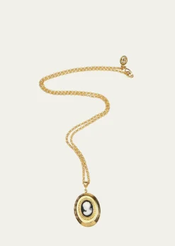 Ben-AmunCameo Lock Pendant Necklace