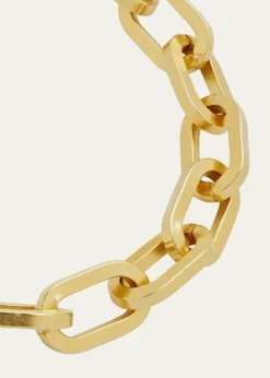 Ben-Amun24k Gold Electroplate Oval Link Chain Bracelet