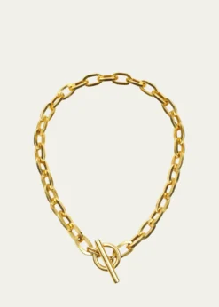 Ben-Amun24k Gold Electroplate Oval Link Chain Necklace