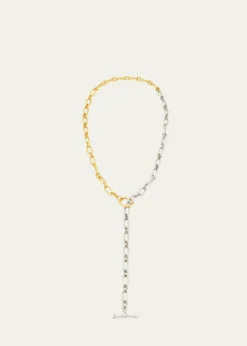 Ben-AmunLong Two-Tone Textured Necklace