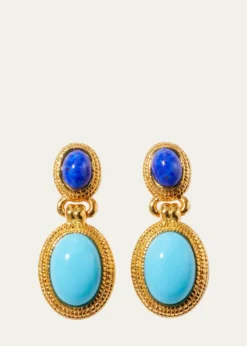 Ben-AmunMulti Blue Drop Earrings