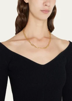 Ben-AmunOval-Link Chain Necklace, 18