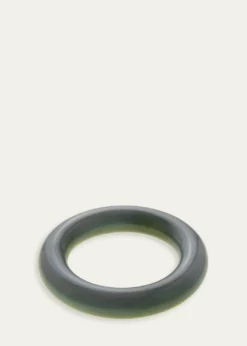 Ben-AmunPastel Green Resin Bangle
