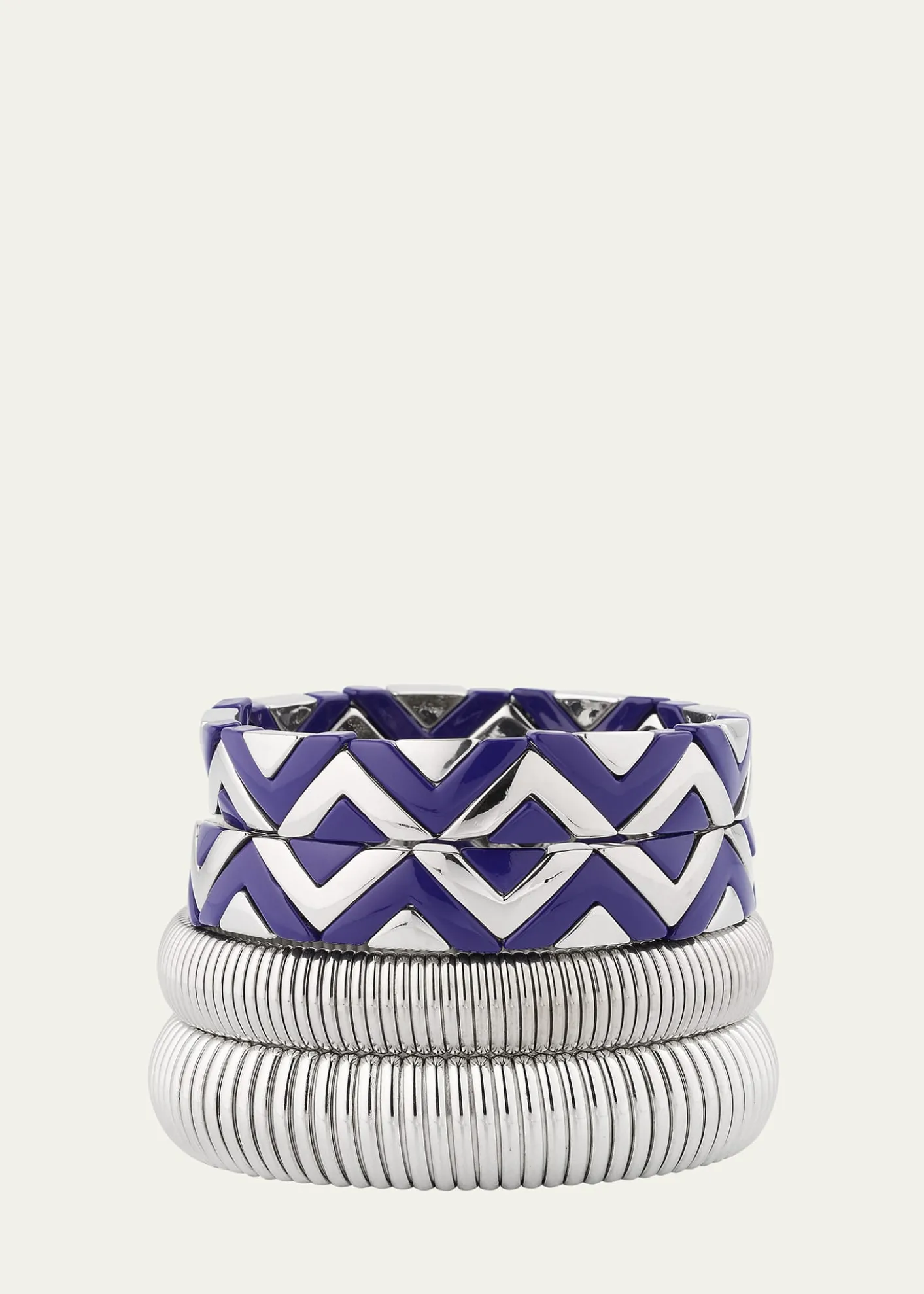 Ben-AmunThe Santorini Stack Cobra Bracelets, Set of 4