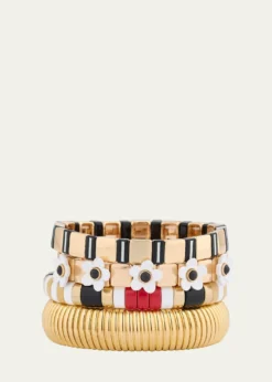 Ben-AmunThe Paris Stack Cobra Bracelets, Set of 4