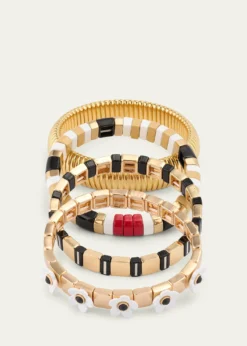 Ben-AmunThe Paris Stack Cobra Bracelets, Set of 4