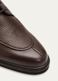 Bergdorf GoodmanMen's Grained Leather Napa-Collar Ankle Boots