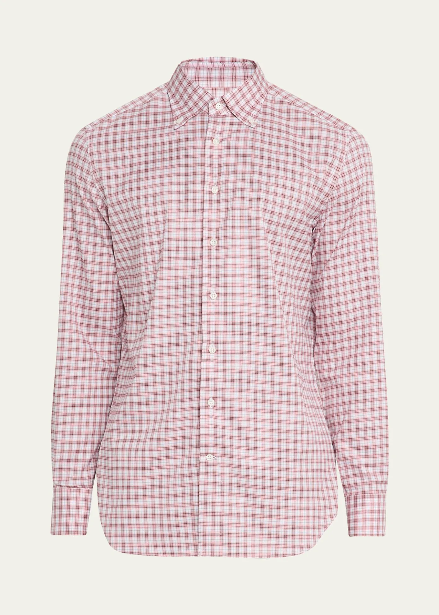 Bergdorf GoodmanMen's Plaid Button-Front Dress Shirt