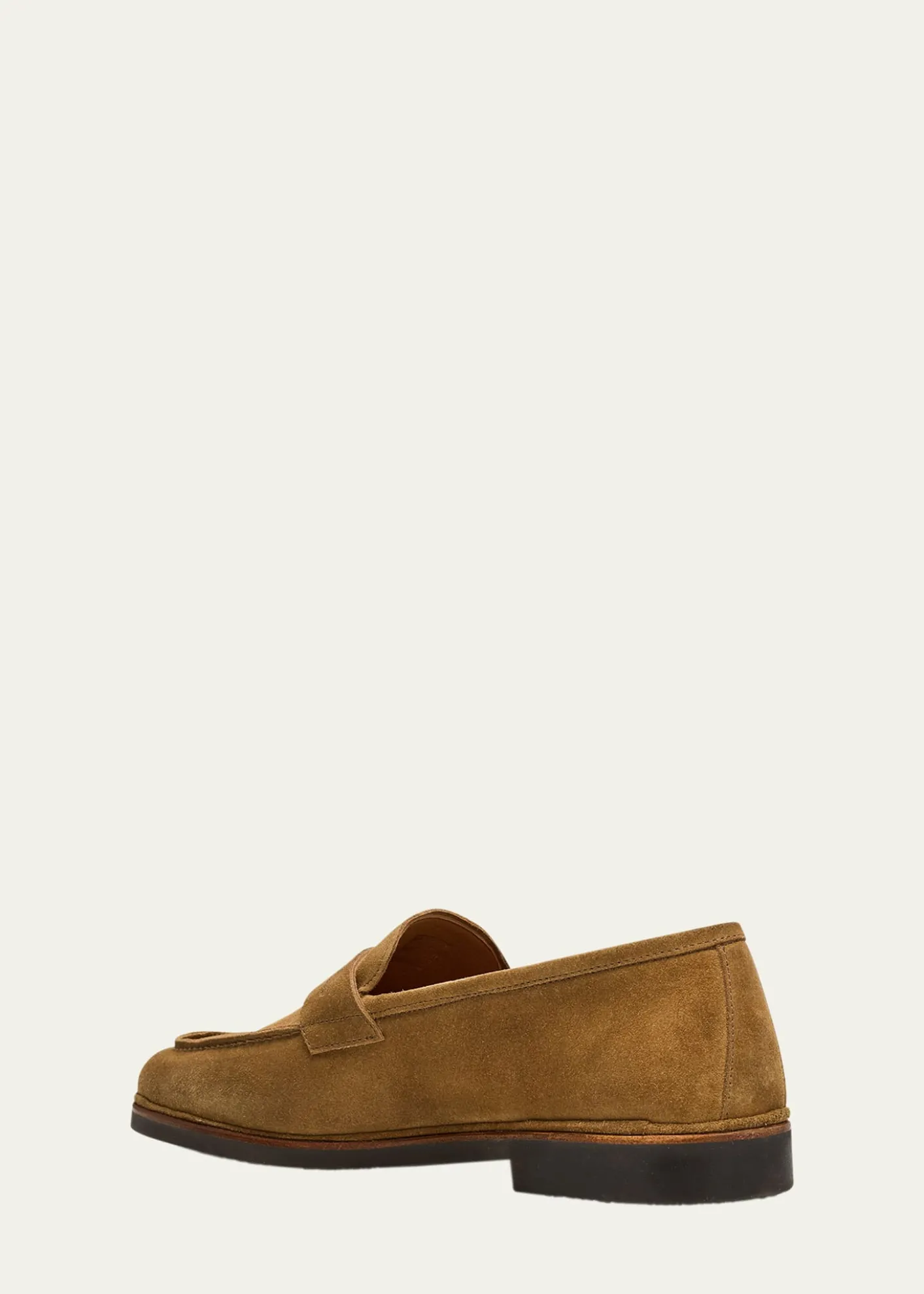 Bergdorf GoodmanMen's Suede Flex-Sole Penny Loafers