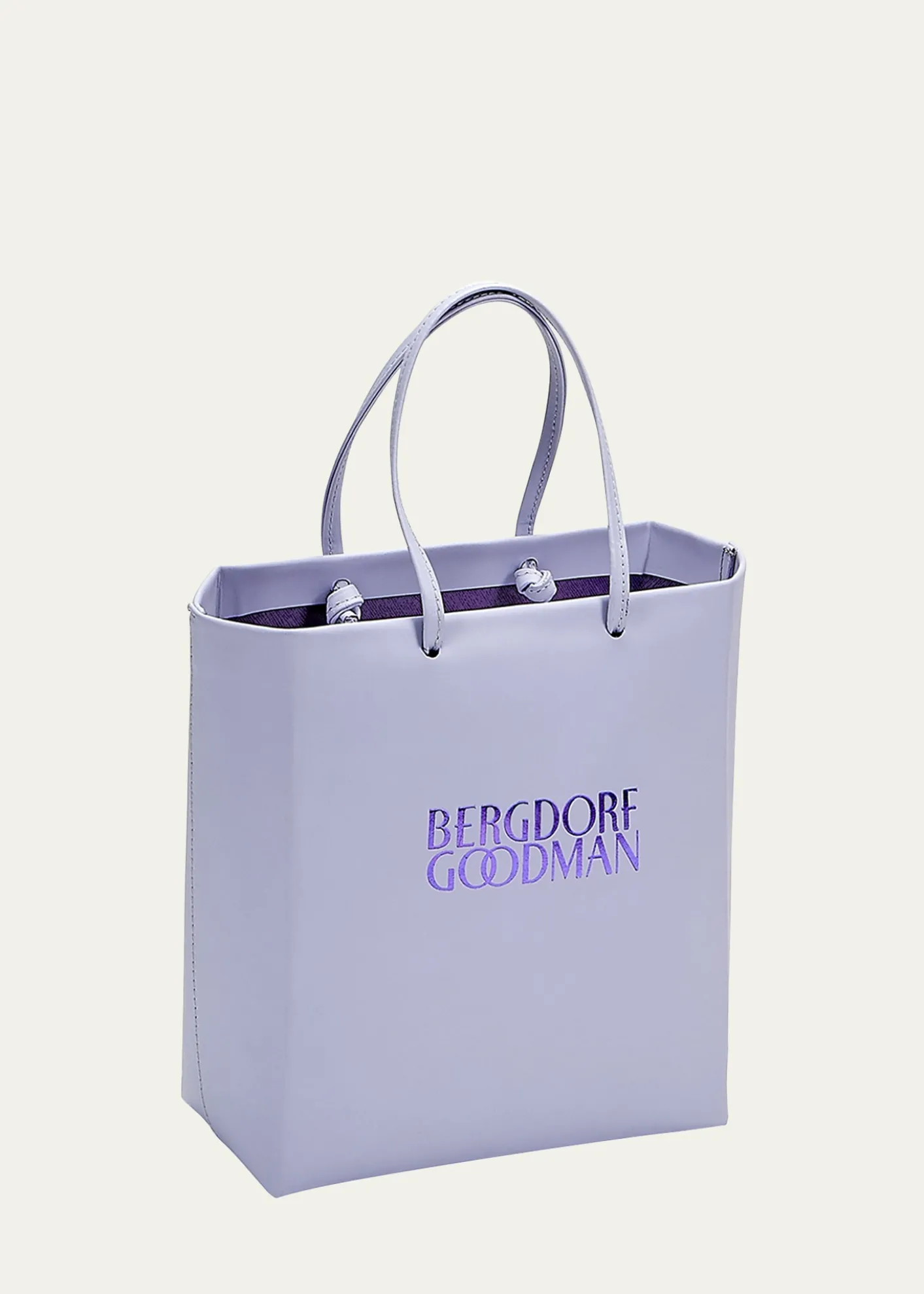Bergdorf GoodmanBG Small Leather Shopping Bag