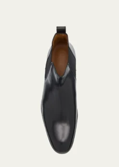 Bergdorf GoodmanMen's Calf Leather Chelsea Boots