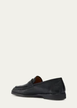 Bergdorf GoodmanMen's Deerskin Flex-Sole Penny Loafers
