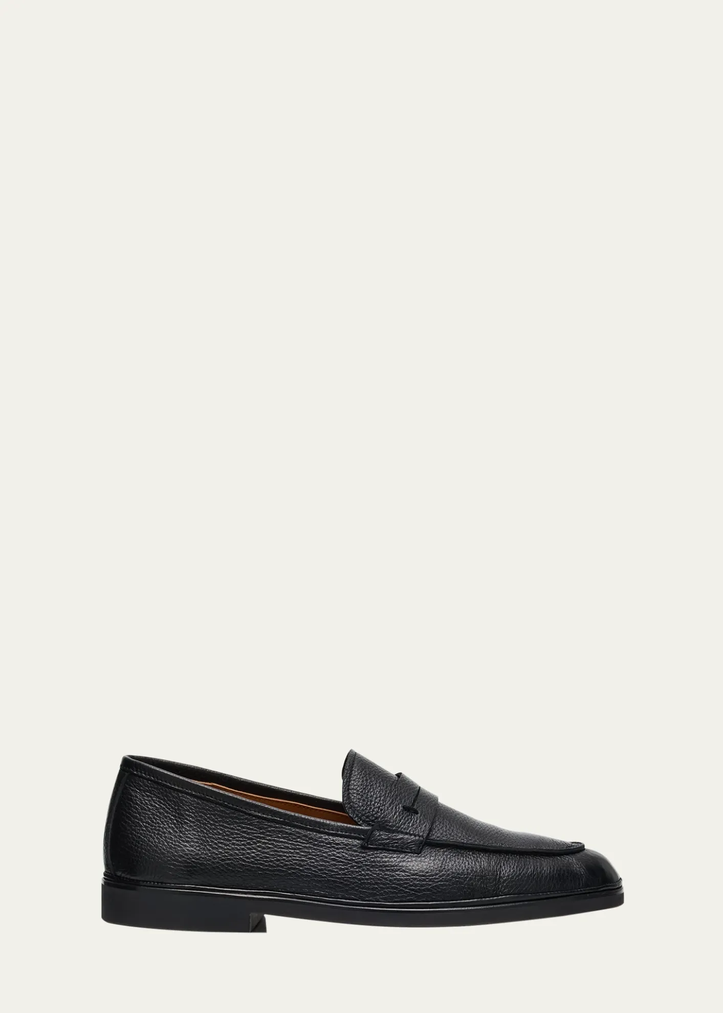 Bergdorf GoodmanMen's Deerskin Flex-Sole Penny Loafers