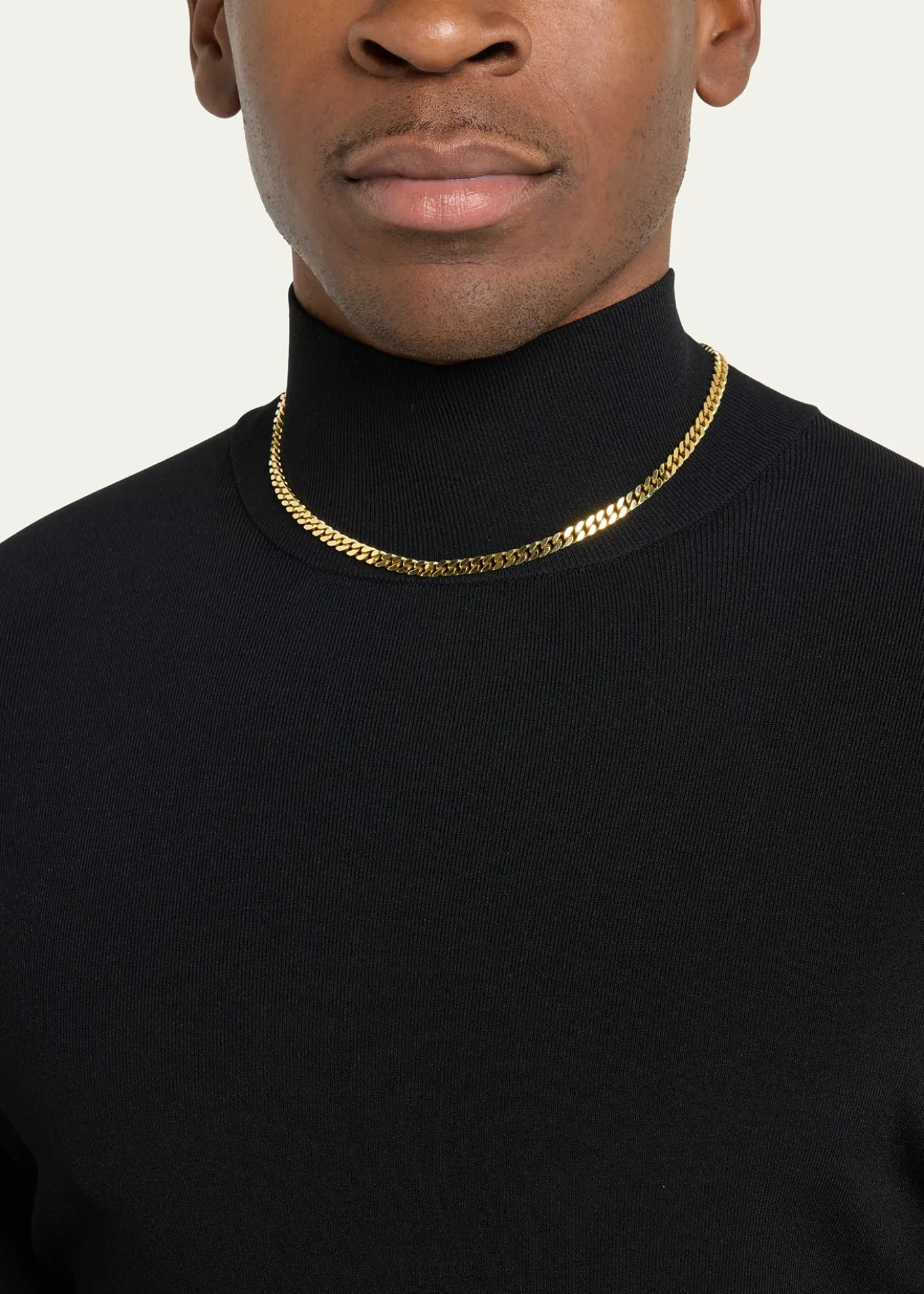 Bergdorf GoodmanMen's 14K Yellow Gold Large Cuban Chain Necklace, 18"L