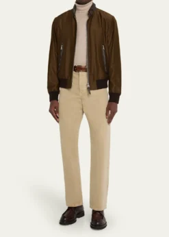 Bergdorf GoodmanMen's Moc-Toe Grained Leather Lace-Up Boots