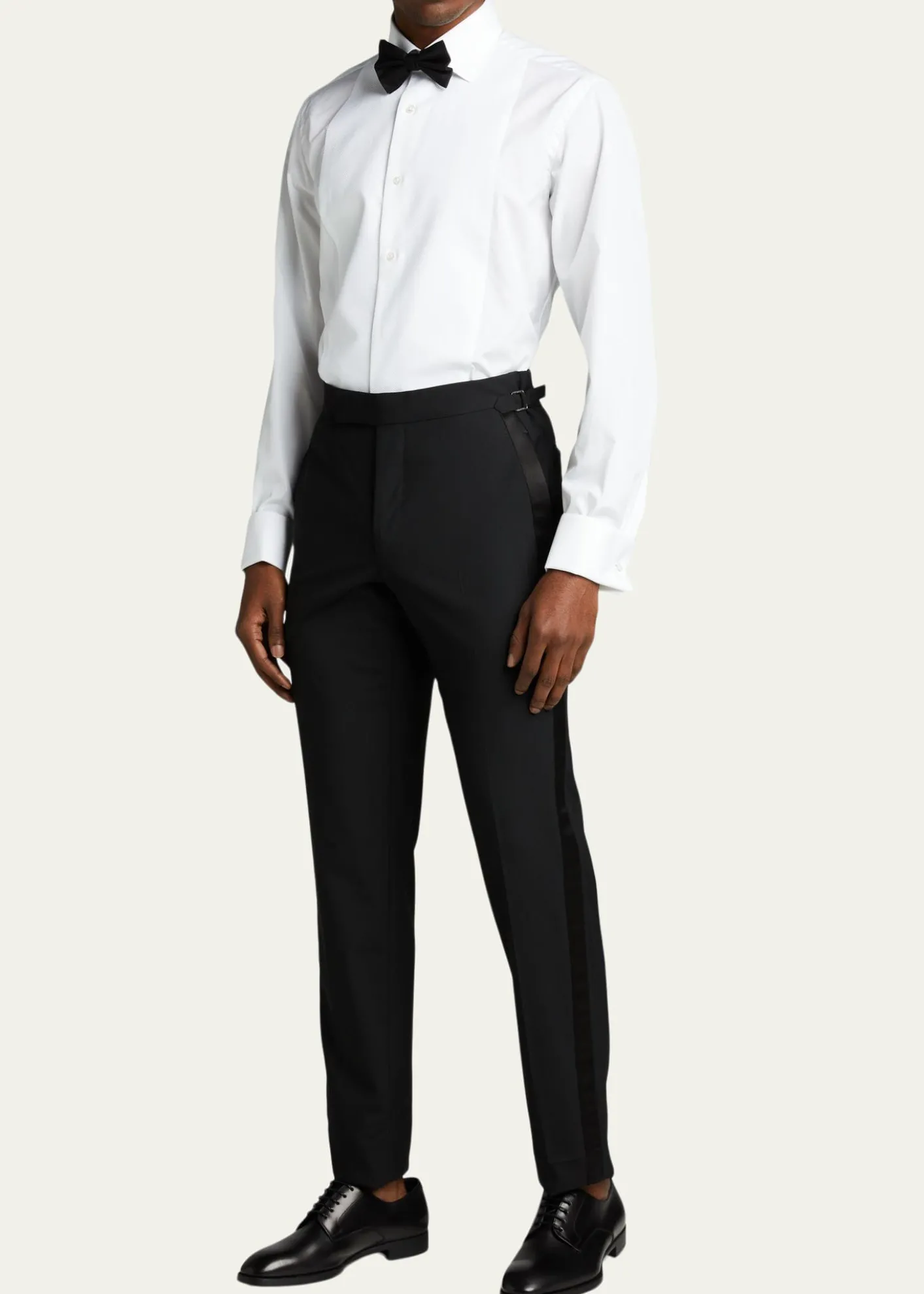 Bergdorf GoodmanMen's Pique Bib-Front Tuxedo Shirt