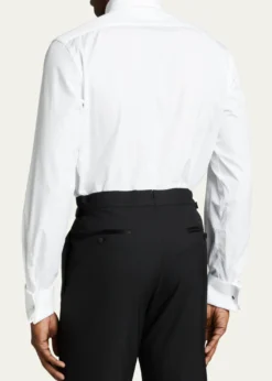 Bergdorf GoodmanMen's Pique Bib-Front Tuxedo Shirt