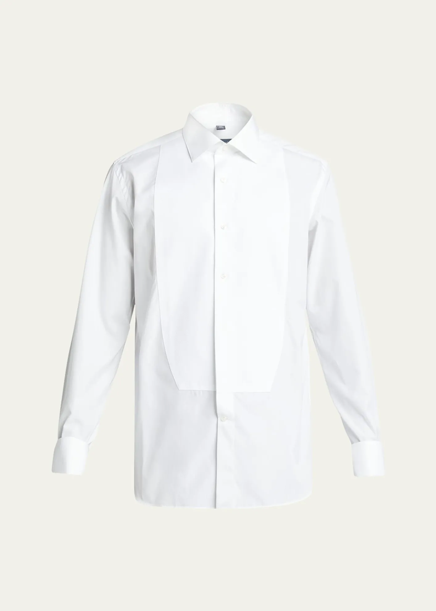 Bergdorf GoodmanMen's Pique Bib-Front Tuxedo Shirt