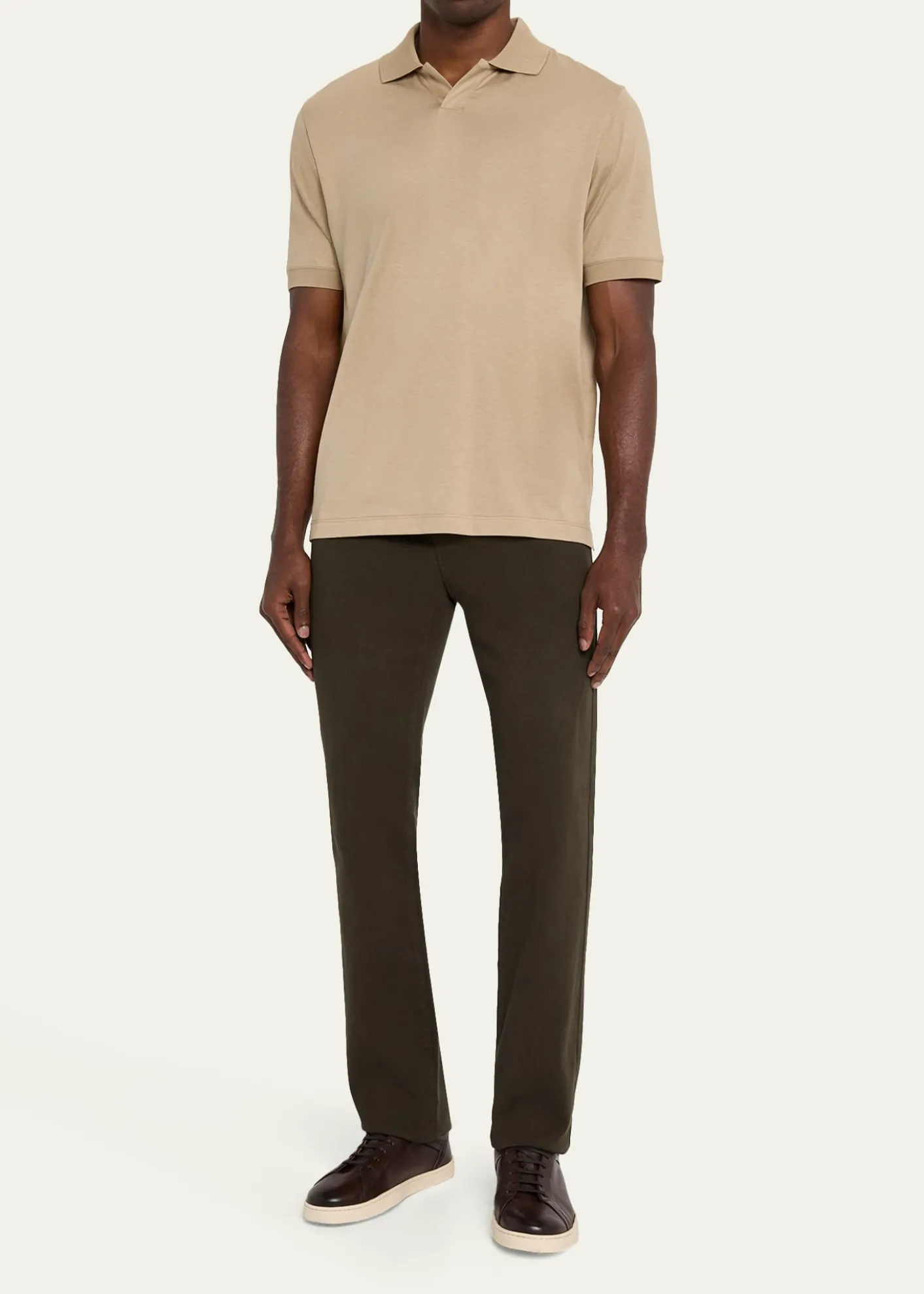 Bergdorf GoodmanMen's Soft Leather Low-Top Sneakers