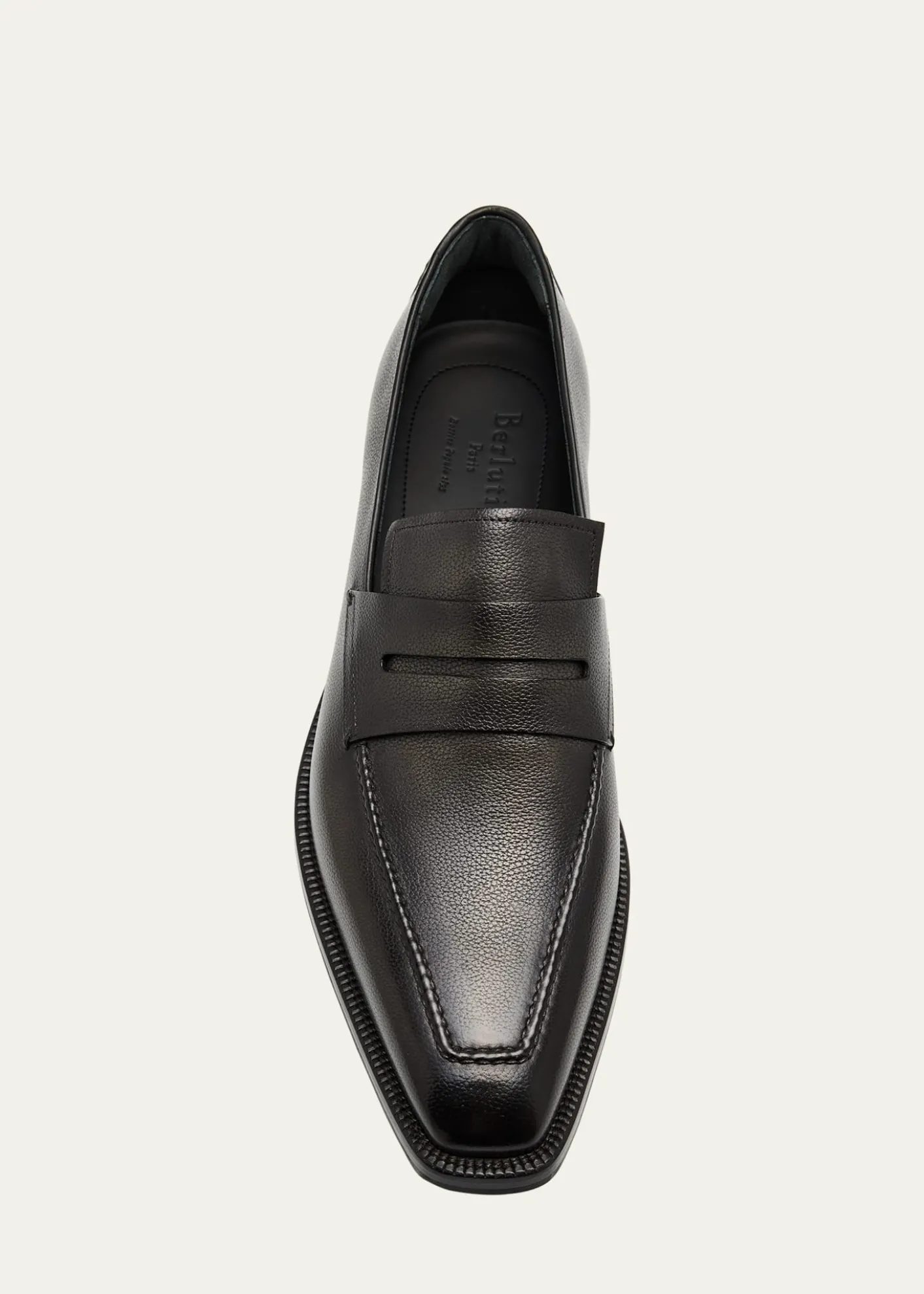 BerlutiMen's Andy Demesure Neo Flex Leather Penny Loafers