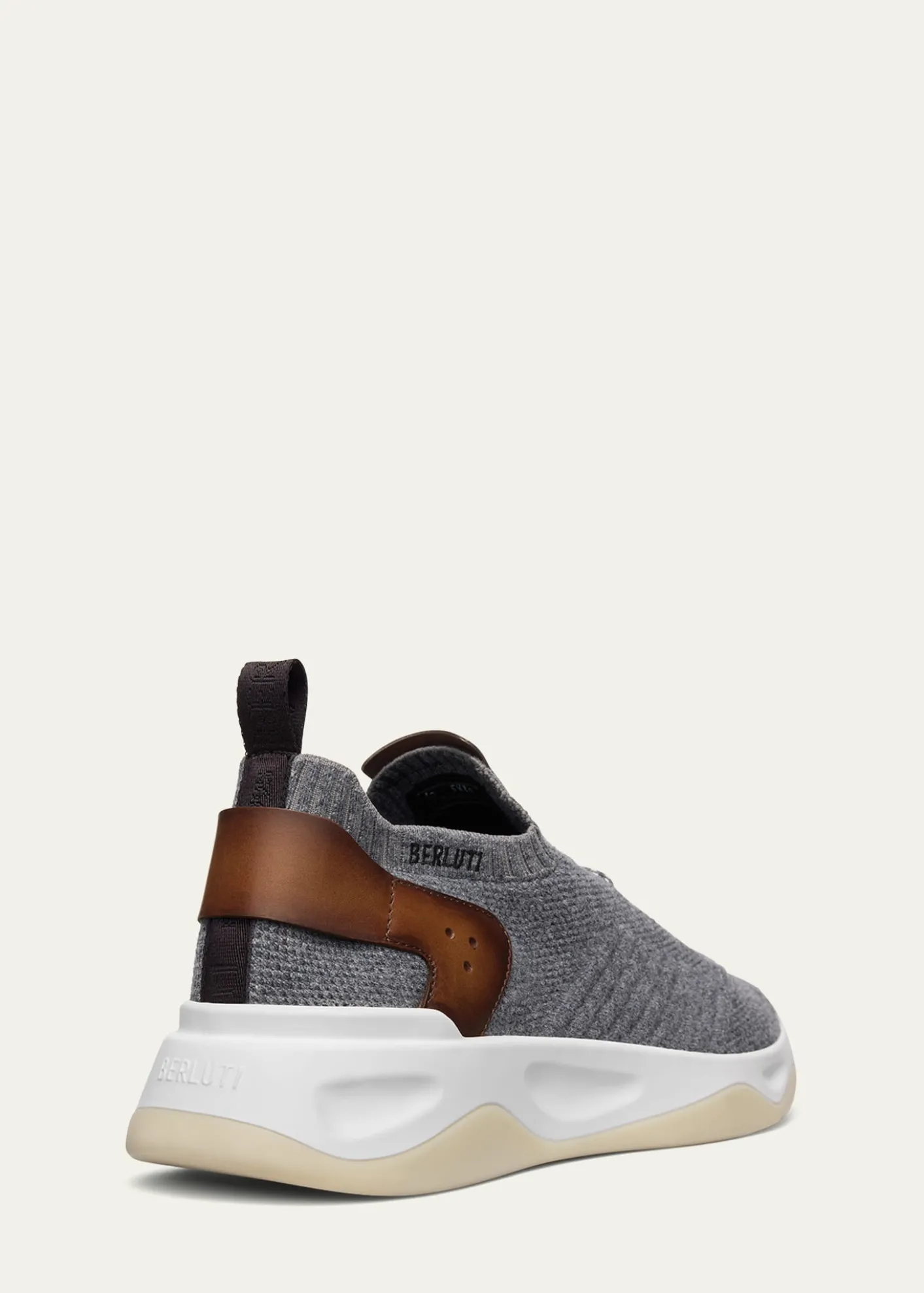 BerlutiMen's Cashmere-Knit Runner Sneakers