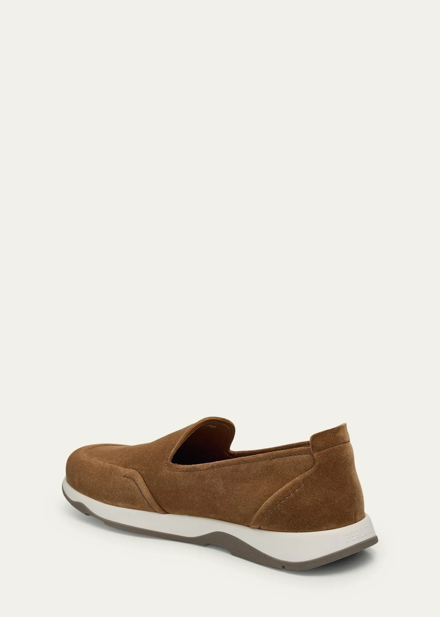 BerlutiMen's Echappe Suede Slip-On Loafers