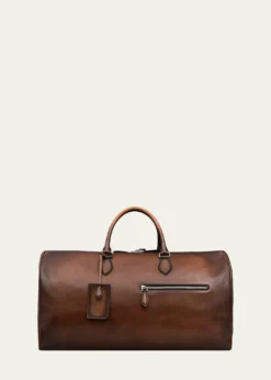 BerlutiMen's Jour Off Leather Travel Bag, L
